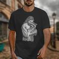 Raccoon Sasquatch Selfie Unisex T-Shirt | Fun Forest Theme Tee