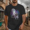 Raccoon Unisex T-Shirt - Moonlit Wilderness Adventure Theme
