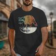 Retro Moonlit Raccoon | Unisex T-Shirt | Vintage Casual Vibe