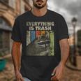 Retro Raccoon Lover Unisex T-Shirt - Fun Camping Style