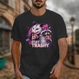 Stay Trashy Raccoon & Opossum Lover Unisex T-Shirt - Fun Wildlife Theme