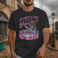 Strawberry Jam Raccoon Unisex T-Shirt - Quirky Animal Design