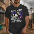 Street Cats & Trash Pandas | Live Fast Eat Trash Unisex T-Shirt