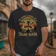 Trash Panda Geek Glasses Unisex T-Shirt - Whimsical Animal Tee