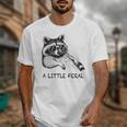 A Little Feral Raccoon With Moon Animal Raccoon Trash Panda Unisex T-Shirt