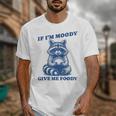 Moody Raccoon Meme Unisex T-Shirt | Funny Trash Panda Tee
