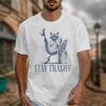 Stay Trashy Raccoon Halloween Unisex T-Shirt | Fun & Quirky