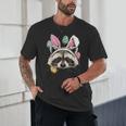 Easter Raccoon Lover Unisex T-Shirt | Festive Bunny Design