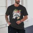 Floral Raccoon Spring Tee - Unisex Shirt for Animal Lovers