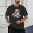 Ghost Pumpkin Raccoon Lovers Halloween Unisex T-Shirt