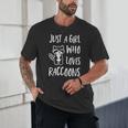 Just a Girl Who Loves Raccoons Cute Raccoon Lover Unisex T-Shirt