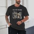 Let's Get Trashed Unisex T-Shirt - Fun Raccoon & Opossum Beer Design