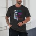 Live Fast Eat Trash Raccoon Lovers Unisex T-Shirt - Fun & Quirky Style