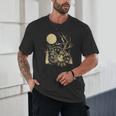 Raccoon Banjo Player Unisex T-Shirt - Cottagecore Bluegrass Vibes