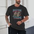Raccoon 'Rizz Em With The Tism' Autism Unisex T-Shirt
