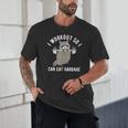 Raccoon Trash Panda Workout Unisex T-Shirt - Gym Humor