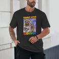 Raccoon Tummy Ache Survivor | Unisex Small T-Shirt