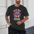 Retro Raccoon Sunglasses T-Shirt - Cute Yet Wild Unisex Tee