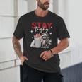 Stay Trashy Raccoon Xmas Unisex T-Shirt - Fun Holiday Animal Tee