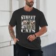 Street Cats & Raccoon Unisex T-Shirt - Vintage Rap Style