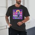 Vaporwave Raccoon Synthwave T-Shirt - Retro Unisex Tee Gift