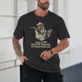Vintage Humor Cowboy Raccoon Small Unisex T-Shirt - Western Vibes