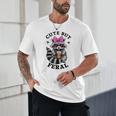 Cute Feral Raccoon with Sunglasses - Small Unisex T-Shirt Gift