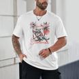 Feral Girl Summer Unisex T-Shirt - Wild Raccoon & Vacation Vibes