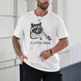 A Little Feral Raccoon With Moon Animal Raccoon Trash Panda Unisex T-Shirt