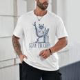 Stay Trashy Raccoon Halloween Unisex T-Shirt | Fun & Quirky