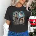 3 Racoon Moon Howling Raccoon Head For Men Women Kid Unisex T-Shirt