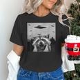 Alien UFO Raccoon Unisex T-Shirt - Fun Gift for All Ages