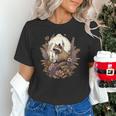 Cottagecore Raccoon Floral T-Shirt - Cute Graphic Unisex Tee