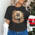 Cottagecore Raccoon T-Shirt for Book Lovers | Unisex Floral Design