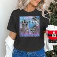 Mentally Sick Physically Thicc Raccoon Meme Tee Unisex T-Shirt