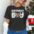 Raccoon Birthday Boy Unisex T-Shirt | Fun Party Tee for Kids