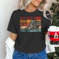 Raccoon Raccoon With Cookie -Adults Small Unisex T-Shirt