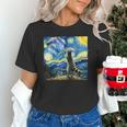 Raccoon Starry Night Unisex T-Shirt - Cozy Forest Art