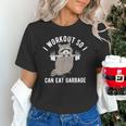 Raccoon Trash Panda Workout Unisex T-Shirt - Gym Humor