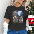 Raccoon Unisex T-Shirt – Moonlit Howl Wildlife Theme Apparel