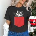 Raccoon Wildlife Unisex T-Shirt - Cute Trash Panda Pocket Style