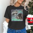 Sad Raccoon Unisex T-Shirt - Motivational Graphic Tee