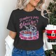 Strawberry Jam Raccoon Unisex T-Shirt - Quirky Animal Design