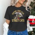 Support Local Wildlife - Raccoon Skunk Street Cats Unisex T-Shirt