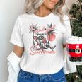 Feral Girl Summer Unisex T-Shirt - Wild Raccoon & Vacation Vibes