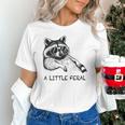 A Little Feral Raccoon With Moon Animal Raccoon Trash Panda Unisex T-Shirt