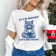 Moody Raccoon Meme Unisex T-Shirt | Funny Trash Panda Tee