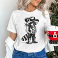 Raccoon Cowboy Unisex T-Shirt - Western Country Style for Men & Women