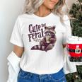 Raccoon Themed Unisex T-Shirt - Cute Vintage Design for Coffee Lovers