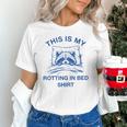 Sarcastic Raccoon Unisex T-Shirt - Humorous Lounge Wear